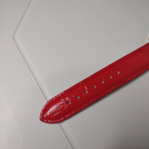 Red And Gold Tone Manhattan Analog Watch - Picture 5 of 12